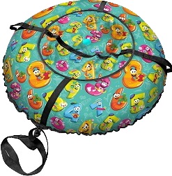 Санки-ватрушка "цифры PROFFI" диаметр 80 см "Fani Sani"/10 - изображение 1