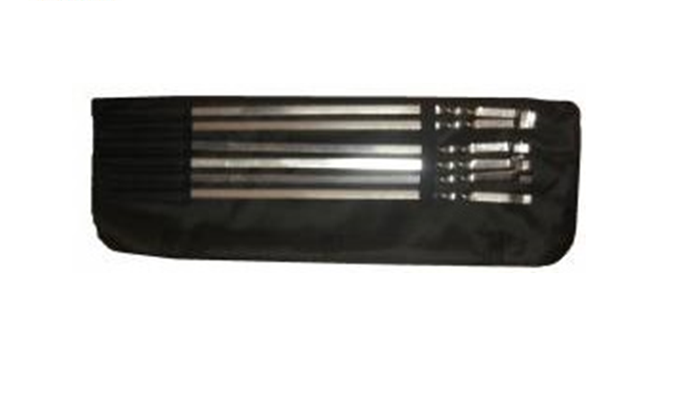 Набор шампуров угловых 610х10х1.0 (нержавеющая сталь) 6шт Я ВЫБРАЛ/50