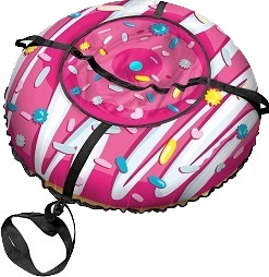 Санки-ватрушка "БУБЛИК PROFFI" диаметр 110 см "Fani Sani"/7 - изображение 2