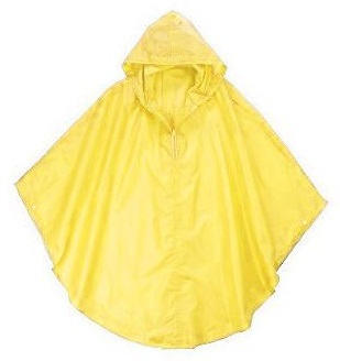 Плащ-накидка однотонный лимонный неон, без рукавов (150*150 см) Я ВЫБРАЛ/20 - изображение 2