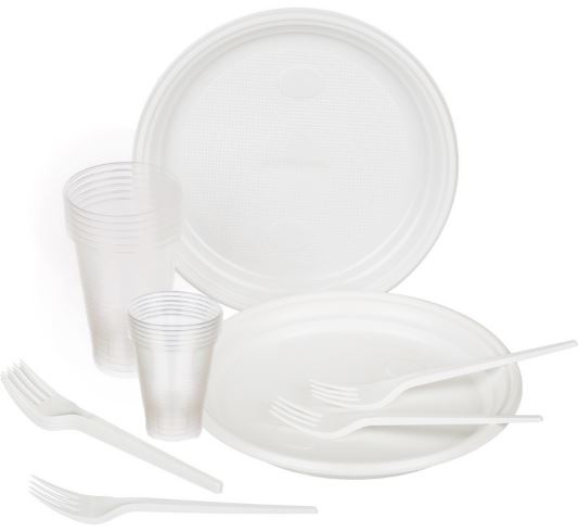 Набор Застолье (на 6 персон). Состав:Тарелка d205 белая, стакан 200мл, стакан 100мл/36 - изображение 2