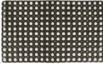 Коврик грязезащитный "ячейка",  500 *800*12мм, Svart mjuk, резиновый 100%, шоколад, BLABAR - изображение 2