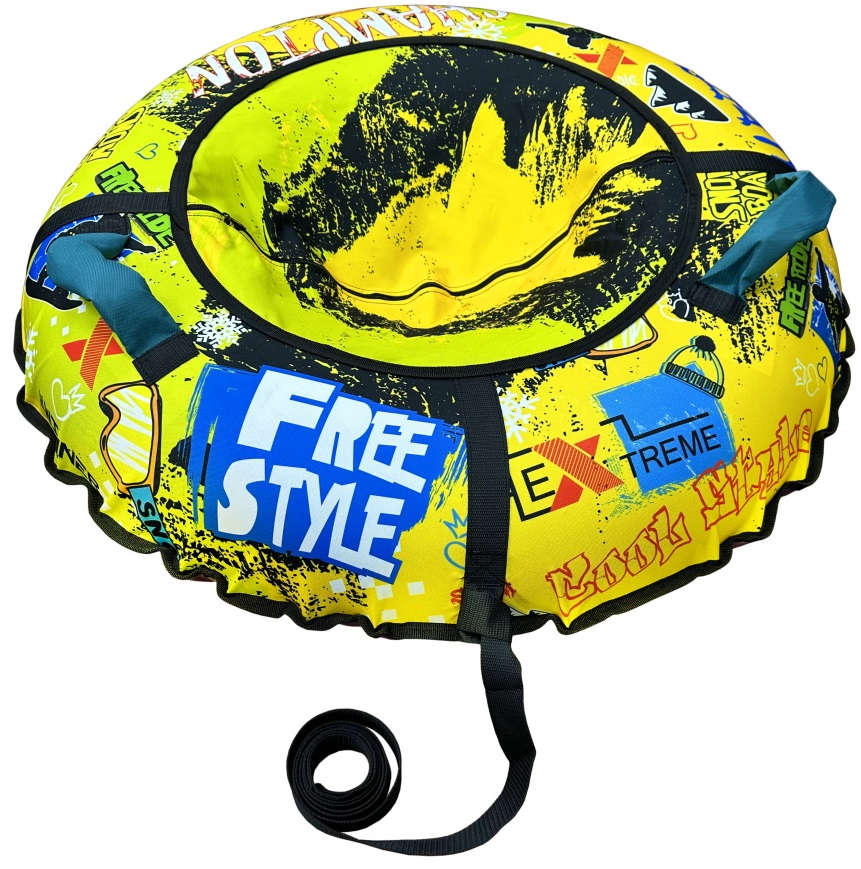 Санки-ватрушка "Free Style PROFFI" диаметр 80 см "Fani Sani"/10 - изображение 2