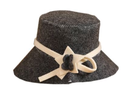 Шапка модельная для бани "Незнакомка" без вышивки ТМ "Бацькина баня"/25 - изображение 3