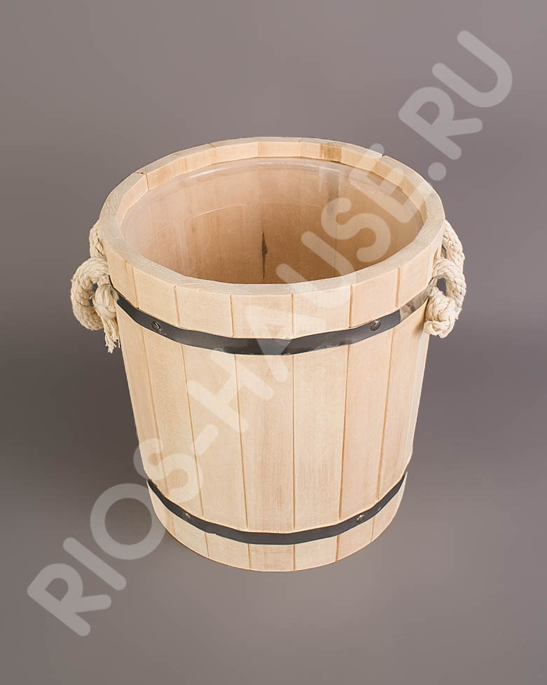 Запарник 9 л, с пластиковой вставкой, TM ”Бацькина баня”