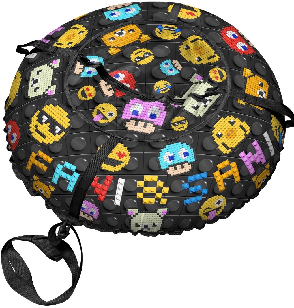 Санки-ватрушка "Лего PROFFI" диаметр 90 см "Fani Sani"/8 - изображение 1