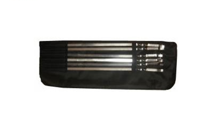 Набор шампуров плоских 550х10х1,5 (нержавеющая сталь) 6шт Я ВЫБРАЛ/50 - изображение 1