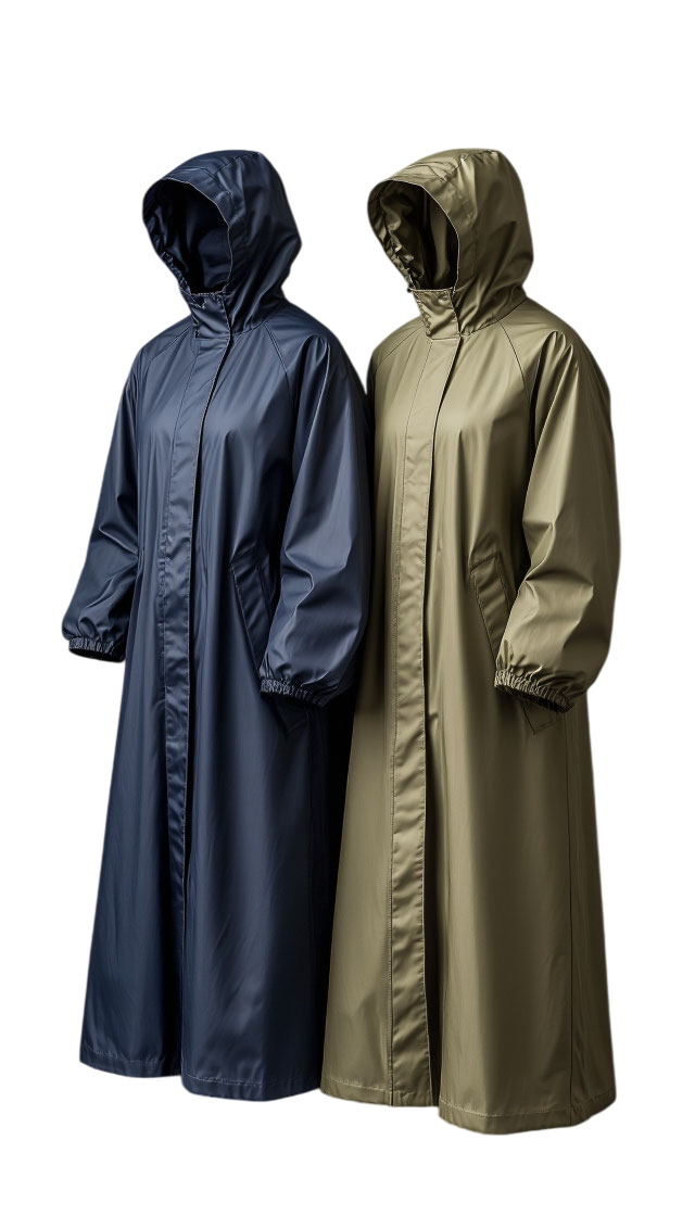 Плащ-дождевик на липучке однотонный в ассортименте (52-56) Я ВЫБРАЛ/10 - изображение 6