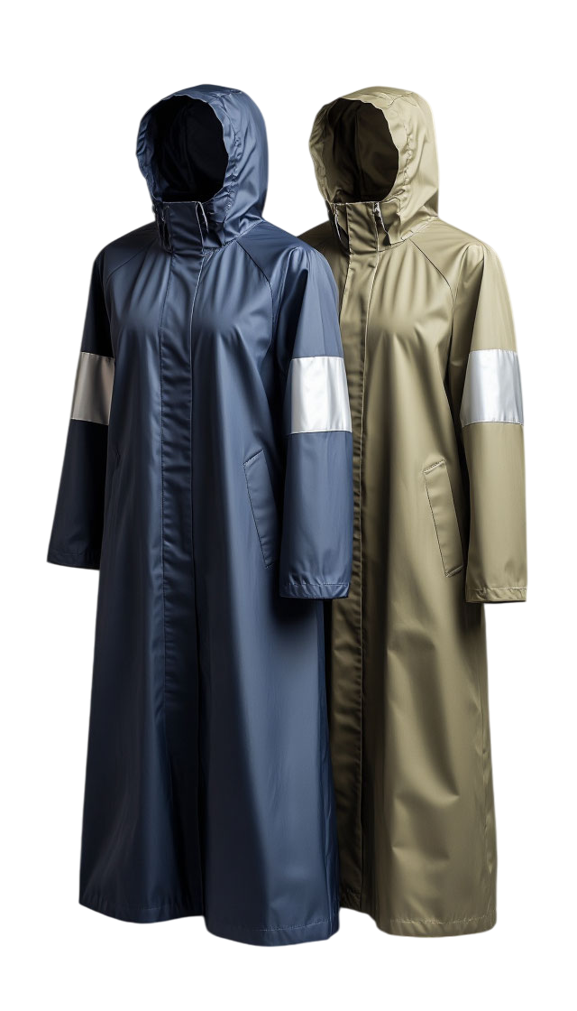 Плащ-дождевик на липучке однотон. с свет. л. в ассортименте (52-56) Я ВЫБРАЛ/10 - изображение 7
