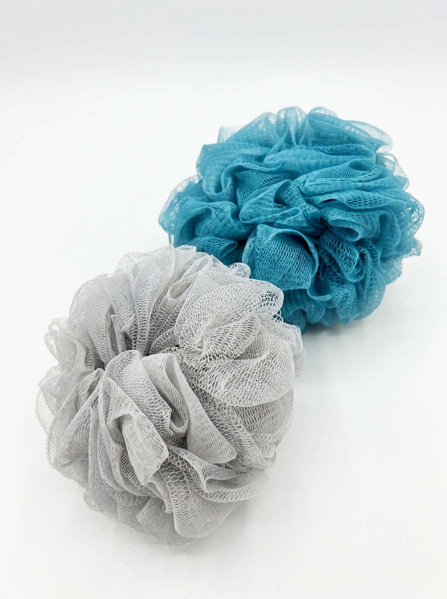 Мочалка для тела шар 12см 2 шт ТМ "Бацькина баня" - изображение 13