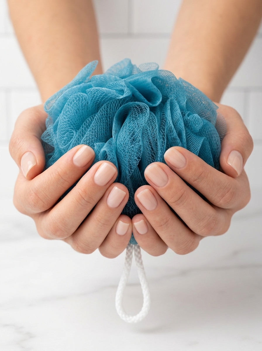 Мочалка для тела шар 12см 2 шт ТМ "Бацькина баня" - изображение 6