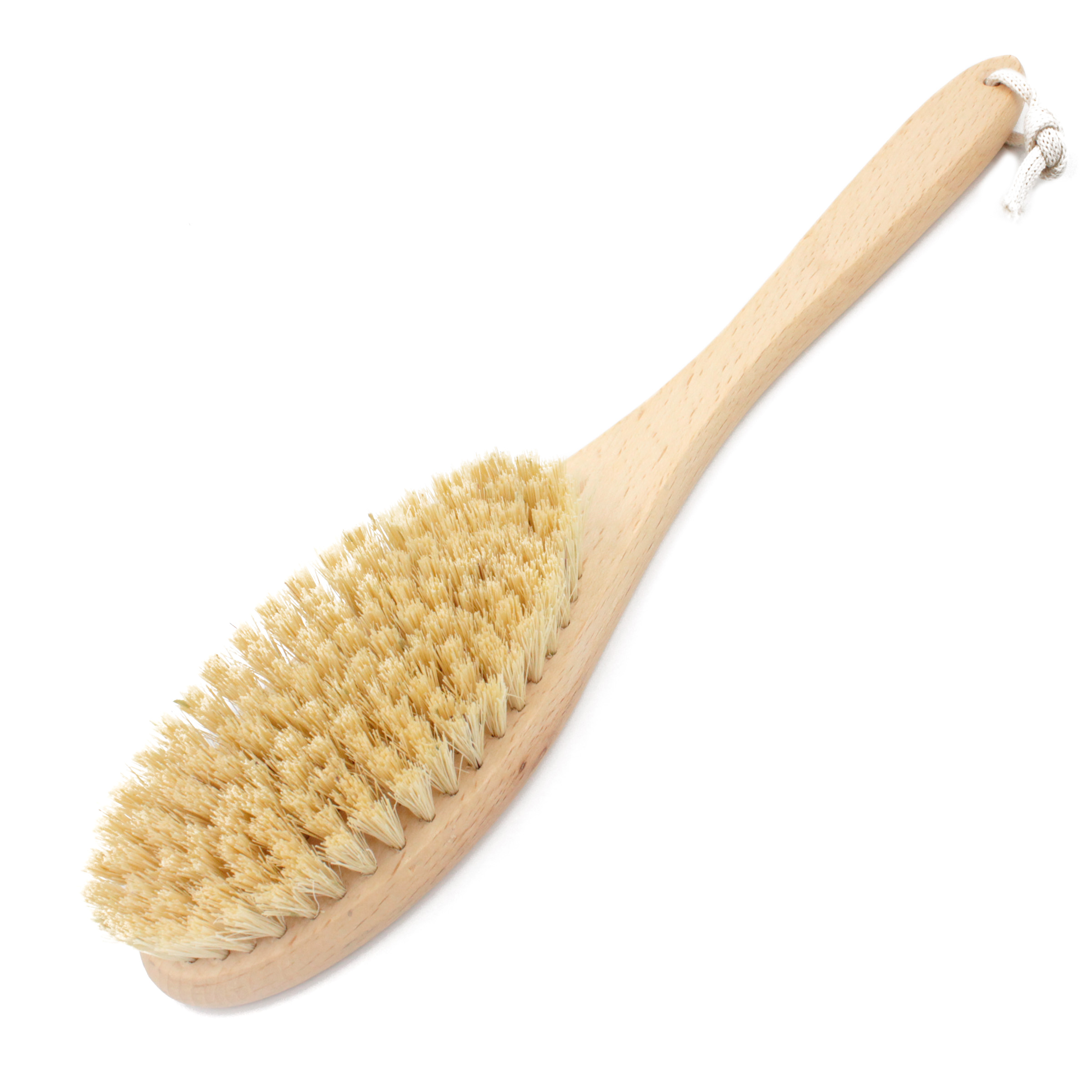 Щётка для сухого массажа класса L, 390*70*45 мм, тампико, ТМ Бацькина баня/24 - изображение 1