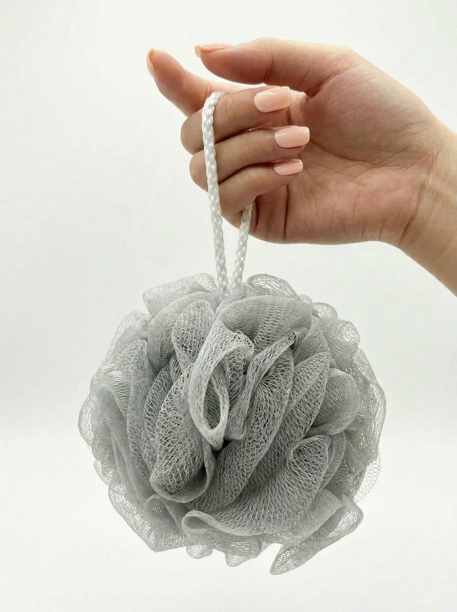 Мочалка для тела шар 12см 2 шт ТМ "Бацькина баня" - изображение 19