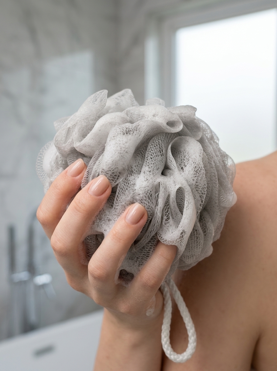 Мочалка для тела шар 12см 2 шт ТМ "Бацькина баня" - изображение 20