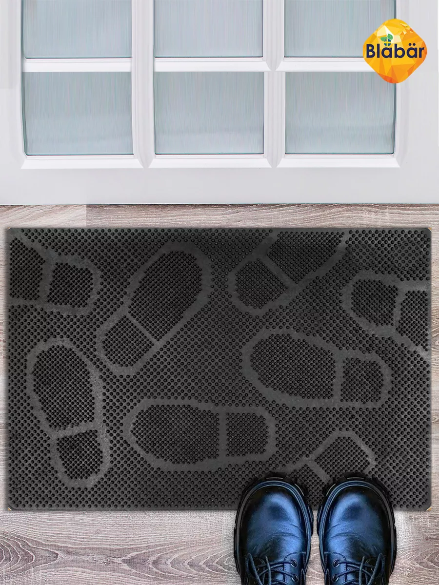 Коврик фактурный придверный 60х90см Fotspar резиновый черный Blabar/10 - изображение 11