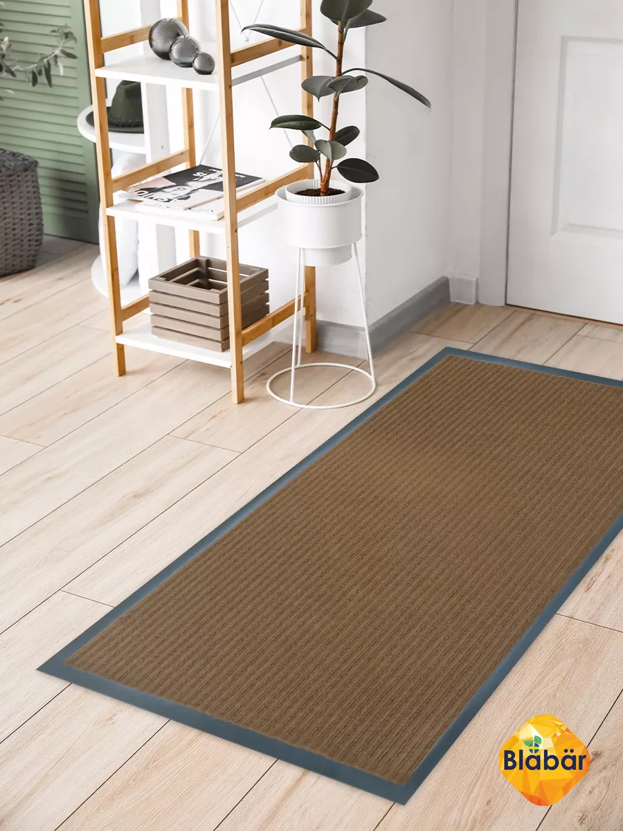 Коврик влаговпитывающий 80х120см Tuff Lux ПВХ коричневый Blabar/5 - изображение 12