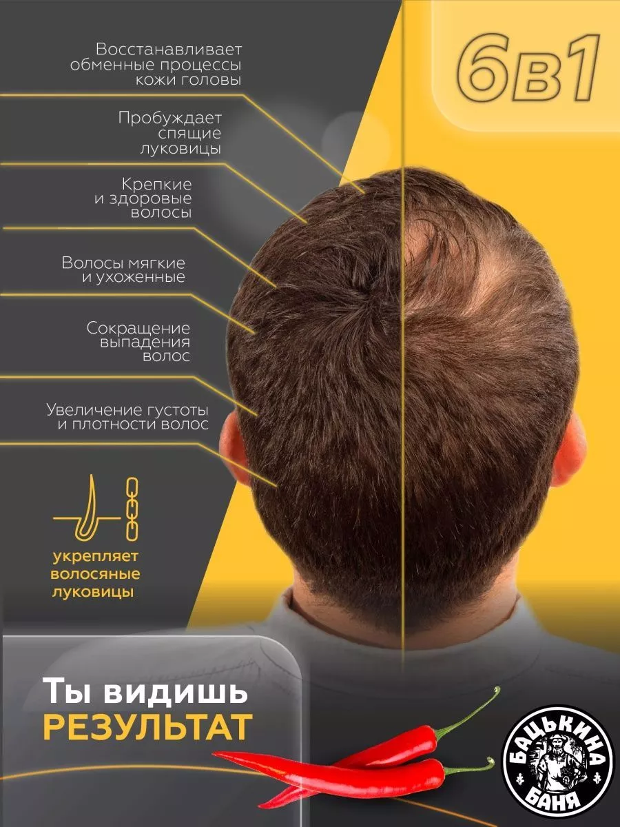 Масло косметическое "Репейное с экстрактом красного перца 50мл. ТМ  Бацькина Баня/50 - изображение 6