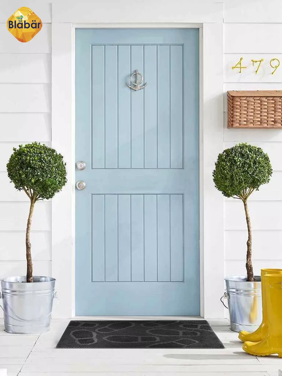 Коврик фактурный придверный 60х90см Fotspar резиновый черный Blabar/10 - изображение 10