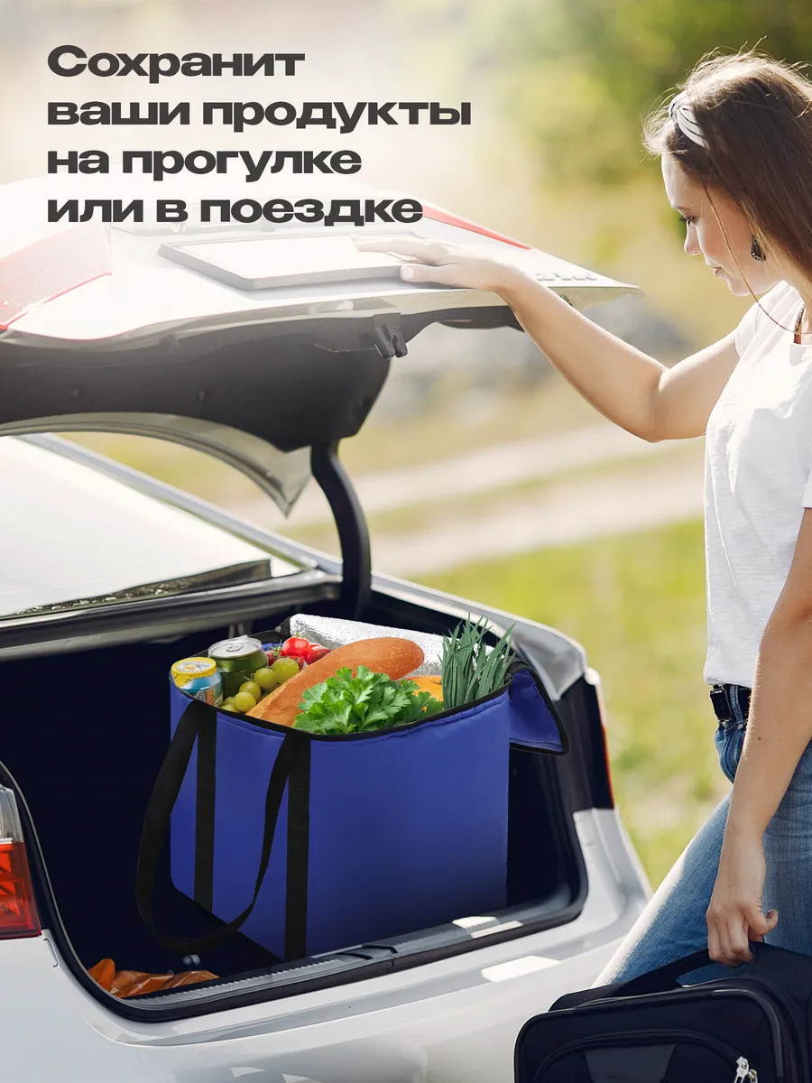 Сумка-изотермическая синяя, 24л, "Я выбрал"/10 - изображение 8