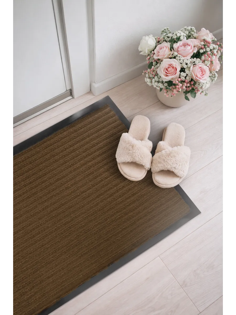 Коврик влаговпитывающий 60х90см Tuff Lux ПВХ коричневый Blabar/10 - изображение 10