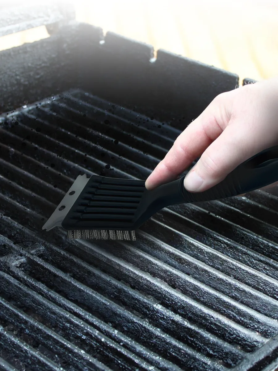 Щетка-скребок для чистки гриля средняя 20,5х7х3см Я ВЫБРАЛ/24 - изображение 6