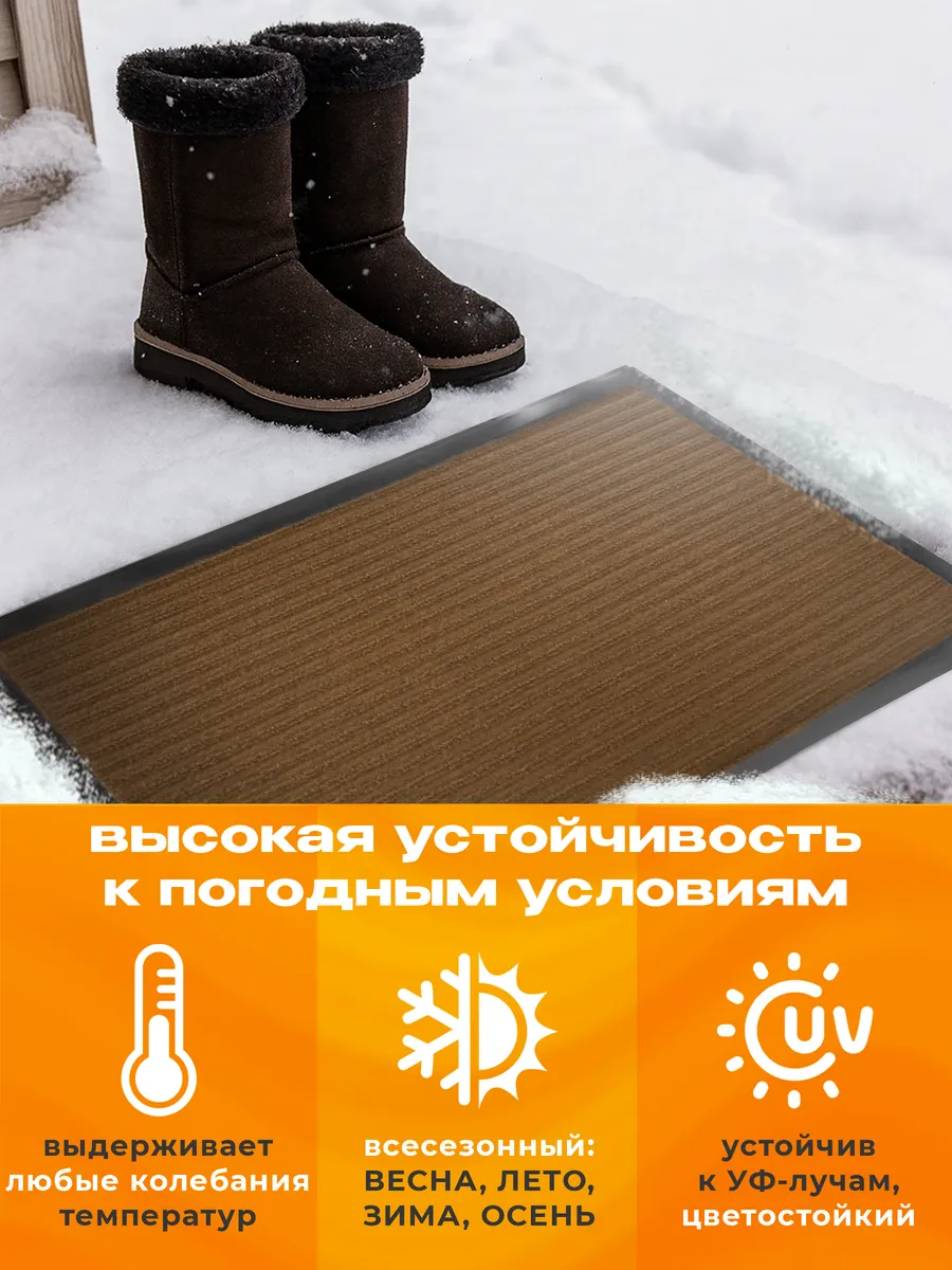 Набор ковриков Tuff Lux влаговпитывающих 40*60 см. коричневый  Blabar,2 шт./10 - изображение 9