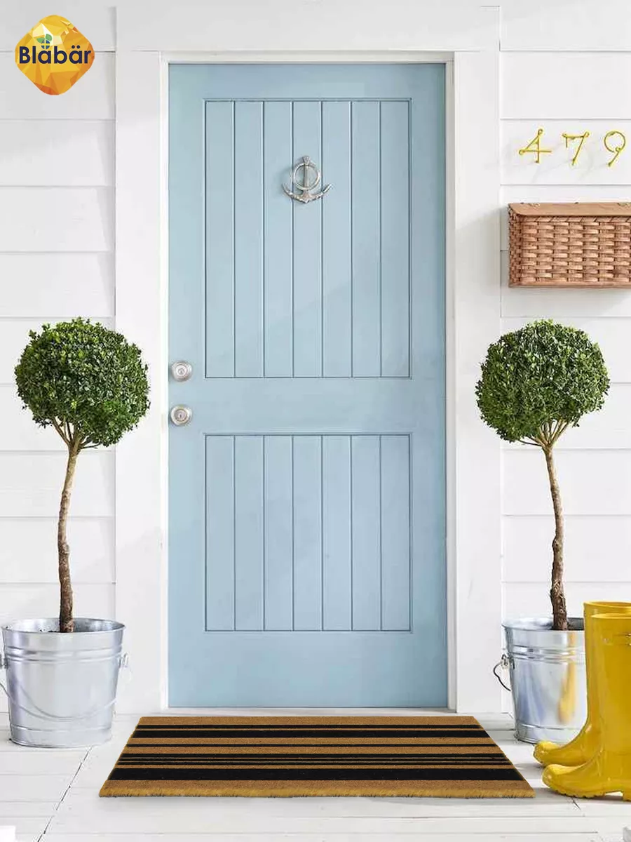 Коврик придверный 45х75х1,5см Rander кокосовый коричневый Blabar/10 - изображение 10