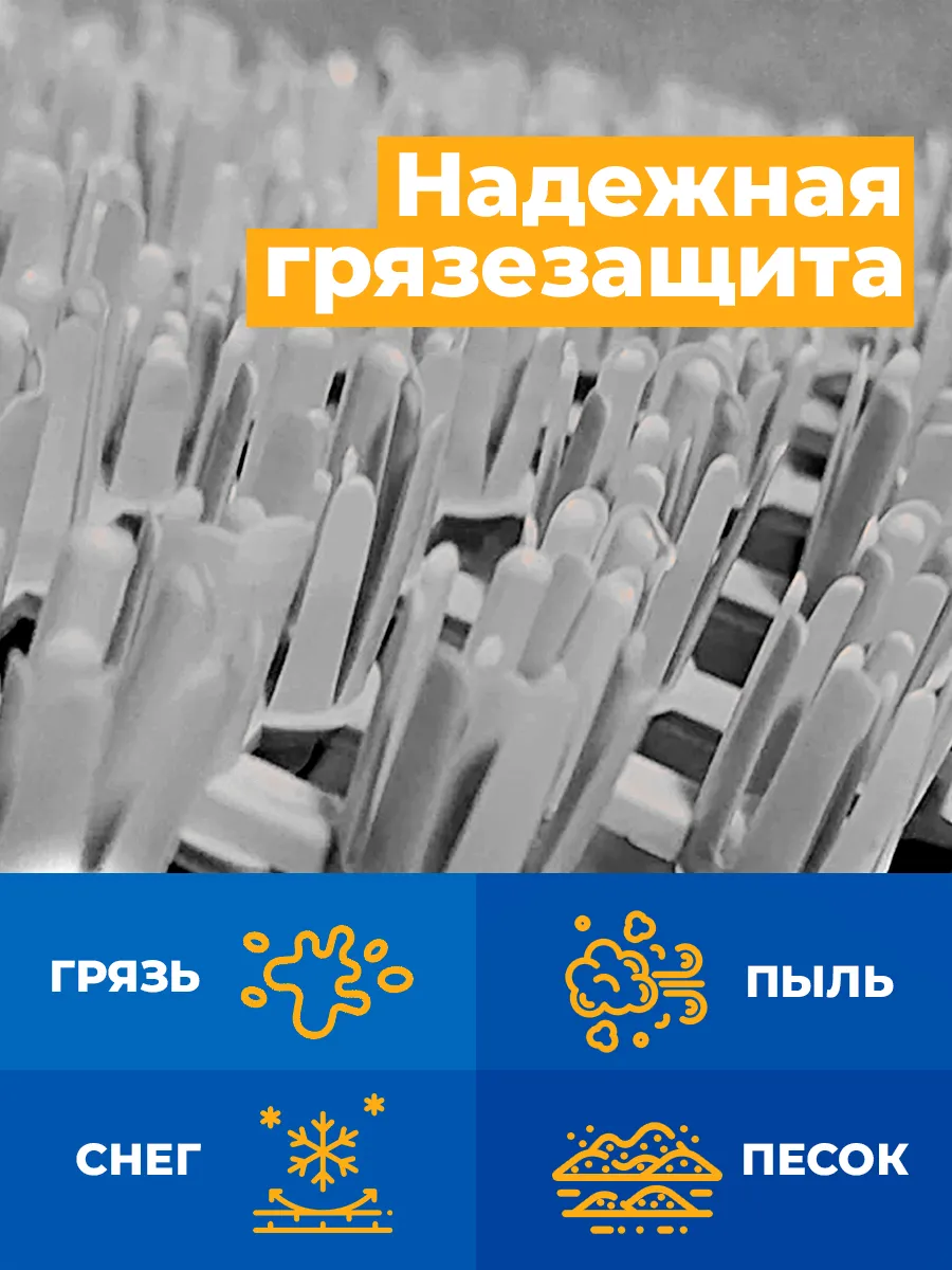 Коврик щетинистый грязесборный 41х54см Gras ПВХ серый Blabar/10 - изображение 18